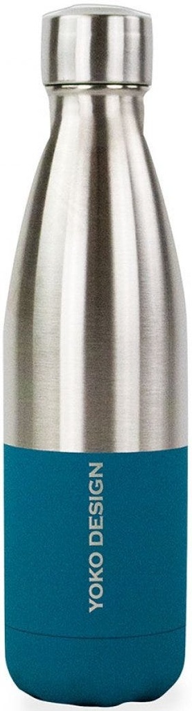 Yoko Bouteille "Duo" 500 Ml Vert Canard Et Inox / 8169