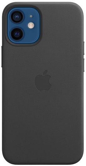 Apple Leather Case With Magsafe iPhone 12 Mini- Black
