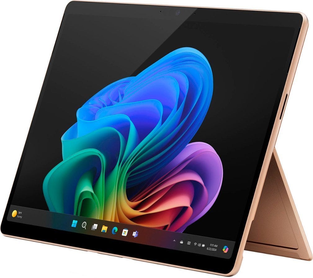 Microsoft Surface Pro Copilot+ X Elite/16Gb/512Gb Ssd/Win 11/13" Oled Dune+Tyc 