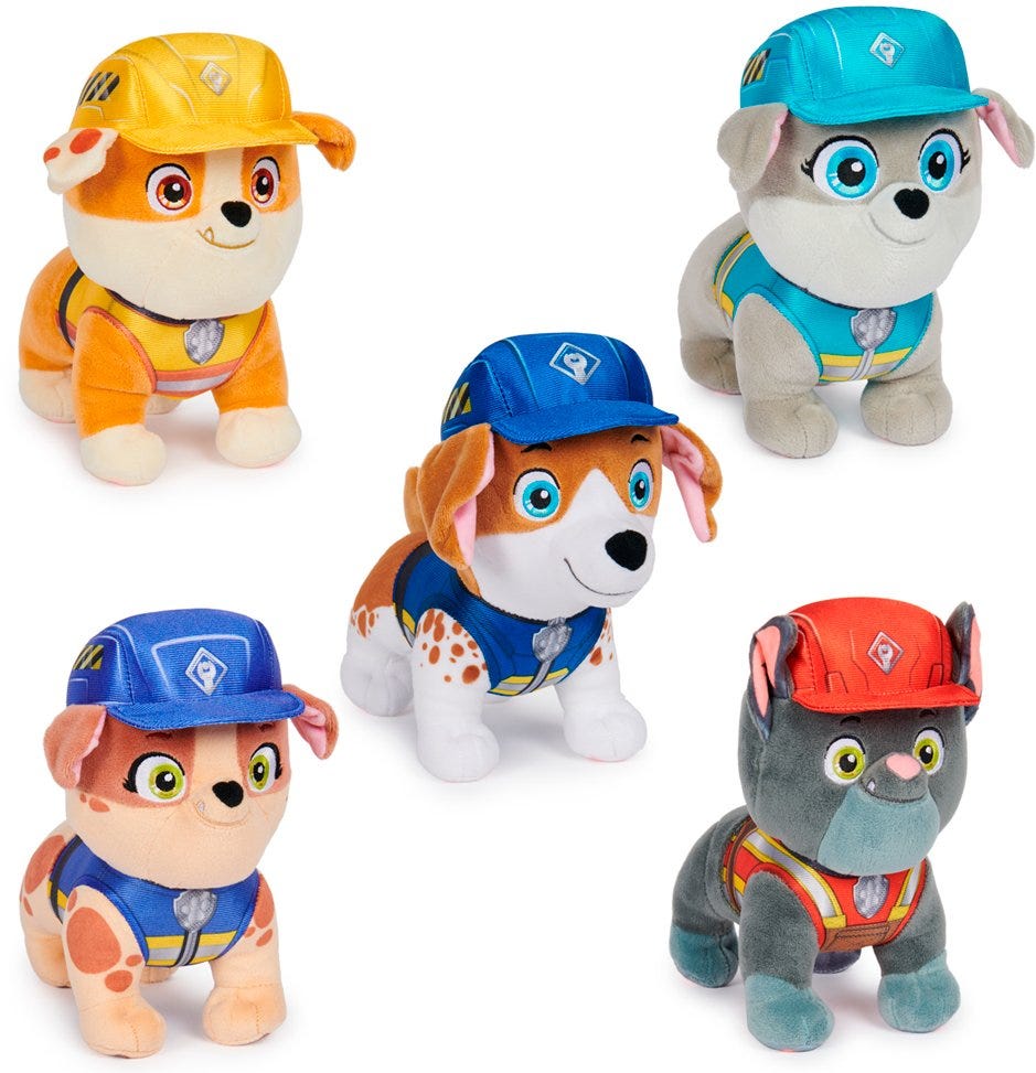 Rubble & Crew Basic Plush Asst. Cdu