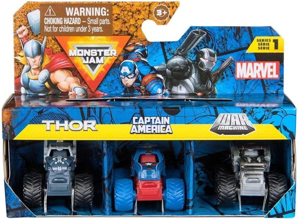 MONSTER JAM MINI MARVEL BUNDLE