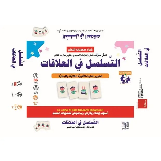 التسلسل في العلاقات (تطوير المهارات اللّغوية المكانية والزمانية)