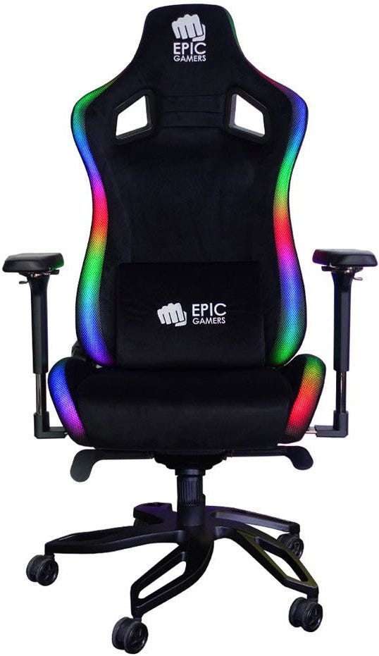 Epic Gamers V2 RGB Gaming Chair - Black - كرسي
