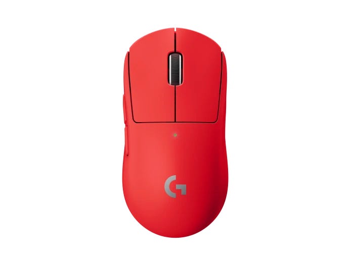 Logitech Pro X Superlight Wireless - Red Mouse