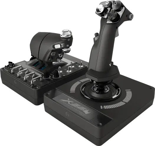 Logitech X56 Hotas Throttle And Stick Pc Controller