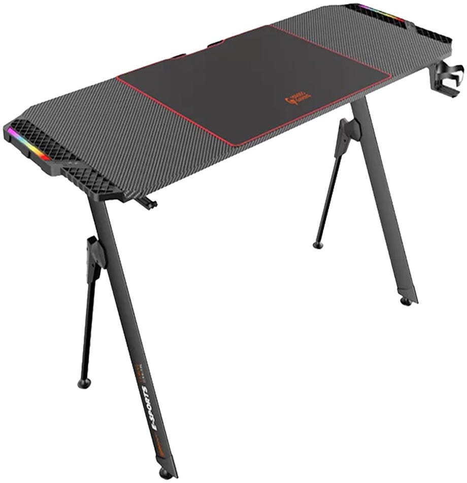 Porodo Gaming E-Sports RGB Desk - Black