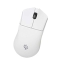 Porodo Gaming Lightfeather 7D Gaming Mouse (USB Wire, 2.4G, Bluetooth) White"