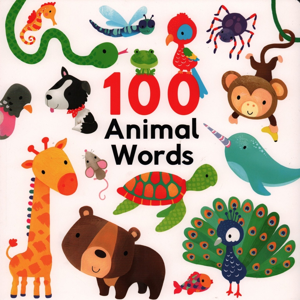 100 Animal Words (large board)