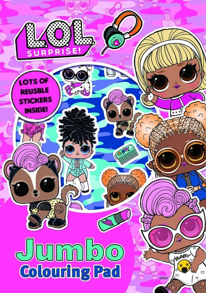LOL Surprise! Jumbo Colouring Pad
