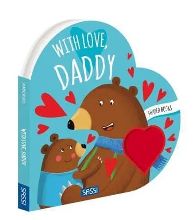 Shaped Board Books Cuore With Love, Daddy