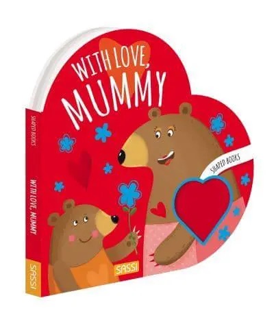 Shaped Board Books Cuore With Love, Mummy