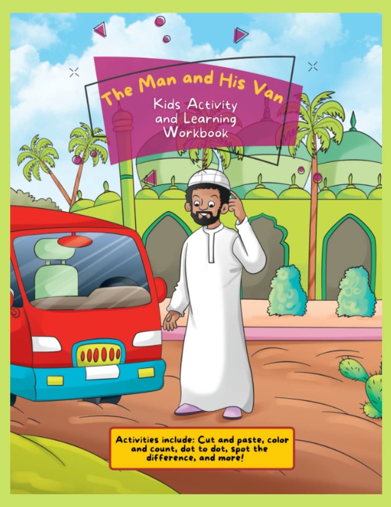 The Man and His Van (Coloring)