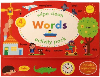 Wipe Clean Carry Case: Words