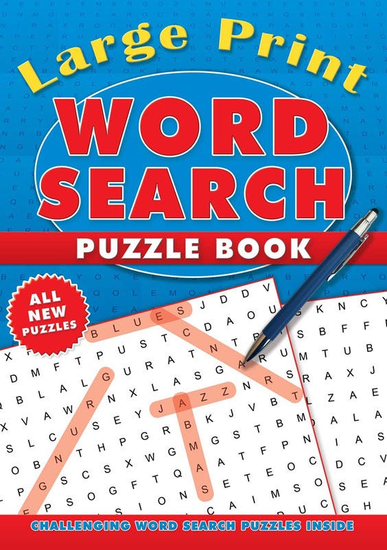 Word Search- Puzzle Book.