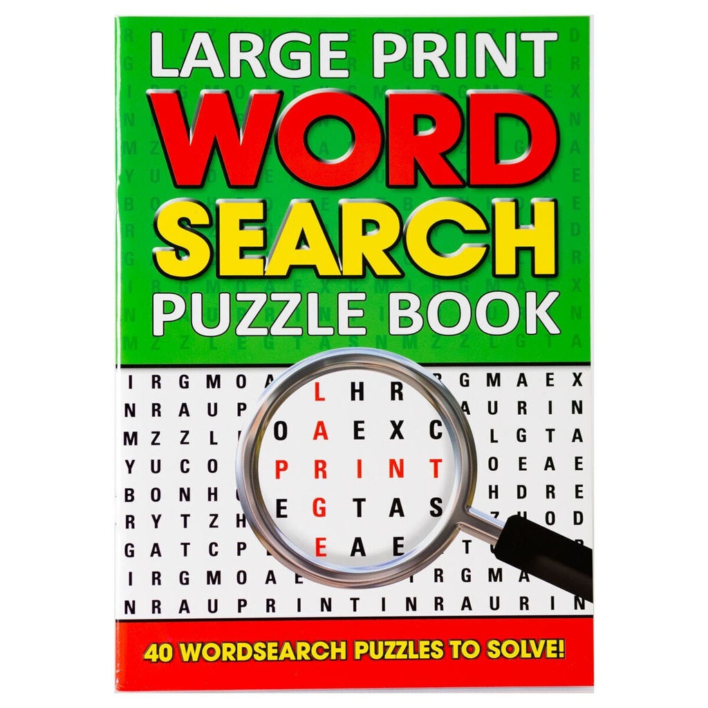 Large Print Wordsearch Books