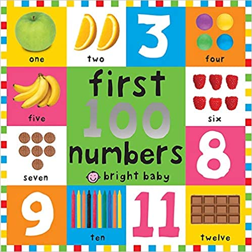 First 100 Numbers (Bright Baby First 100 Board Bk)