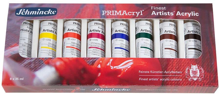 Acrylic Paint Set 8x35ml PRIMAcryl SCHMINCKE