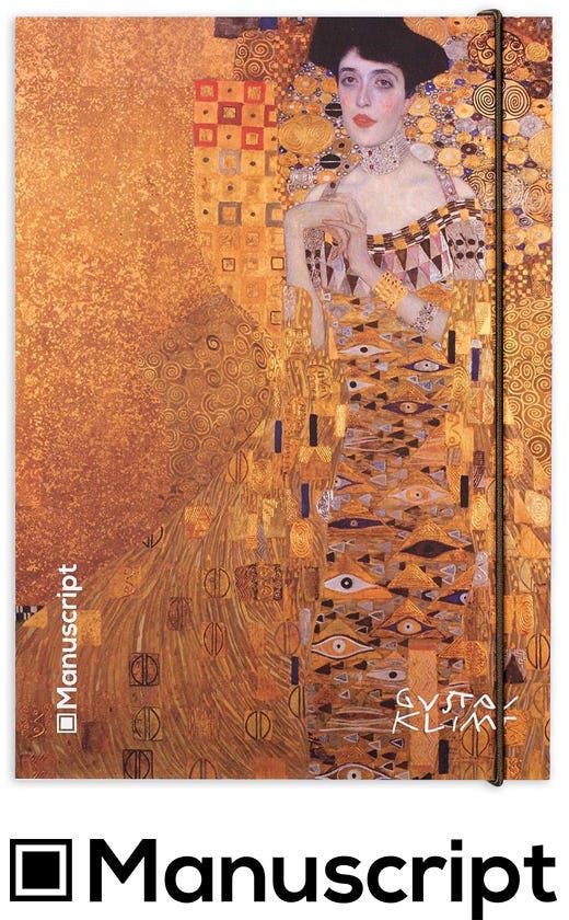 Sketchbook A5, 40 Sheet,90 Gm, Manuscript Klimt 1907-1908