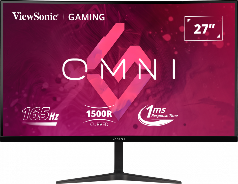 Viewsonic Gaming Monitor VX-2718 27In 165Hz 1500R Curved