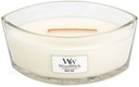 Woodwick Ellipse Jar White Teak