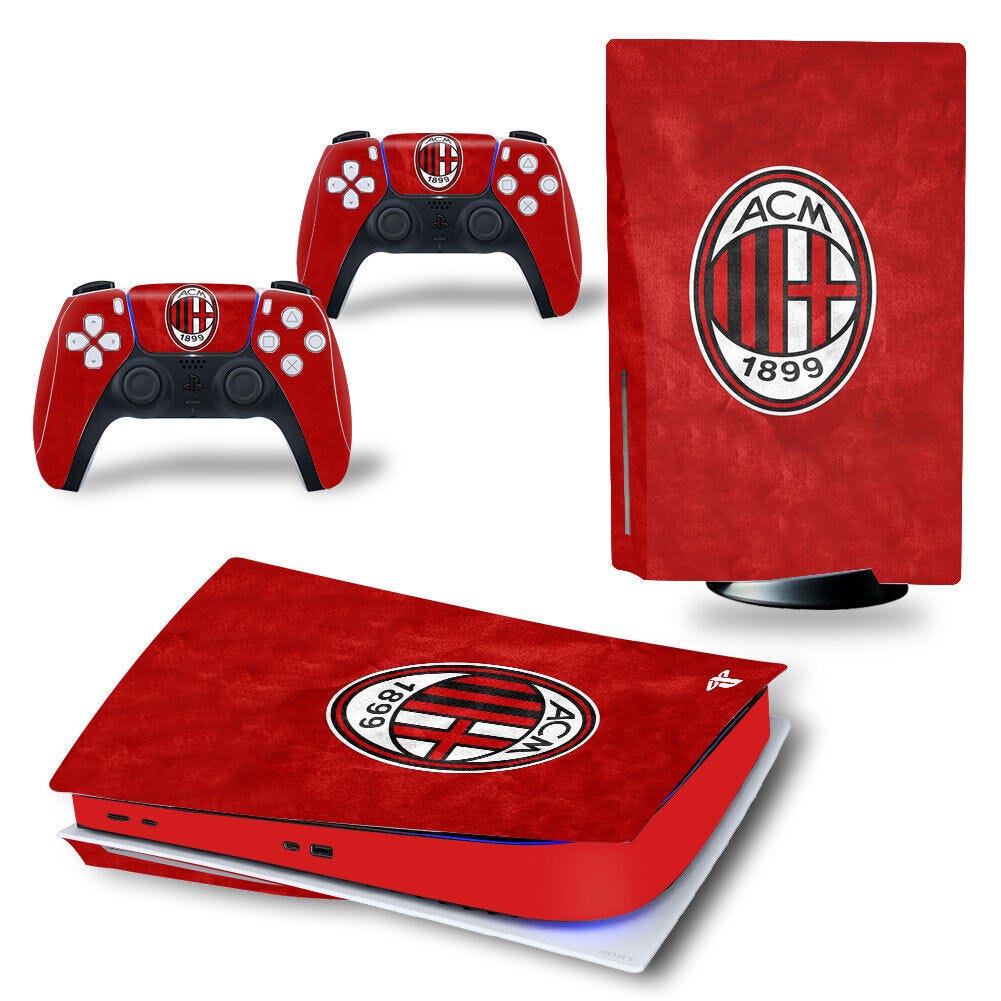 Skull CrusherPS5 Skin Stickers A.C.Milan
