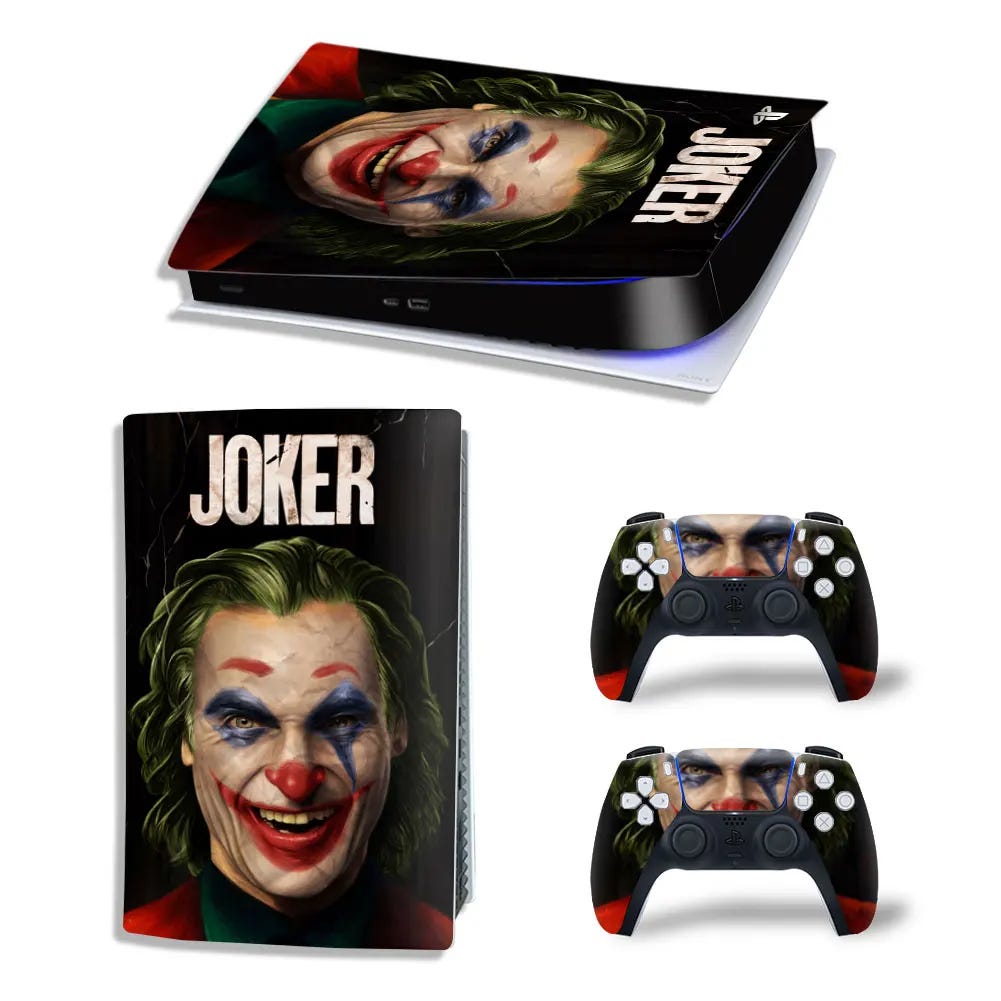 Skull CrusherPS5 Skin Stickers Joker (1)