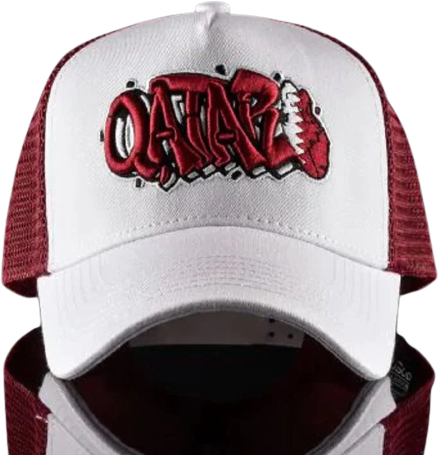 Queue Cap Qatar Graffiti
