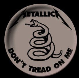 Metallica - Don'T Tread On Me (Button Badges)