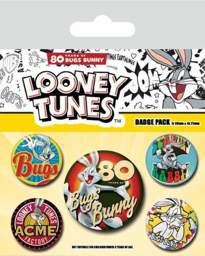 Looney Tunes - Bugs Bunny 80Th Anniversary (Badge Pack)