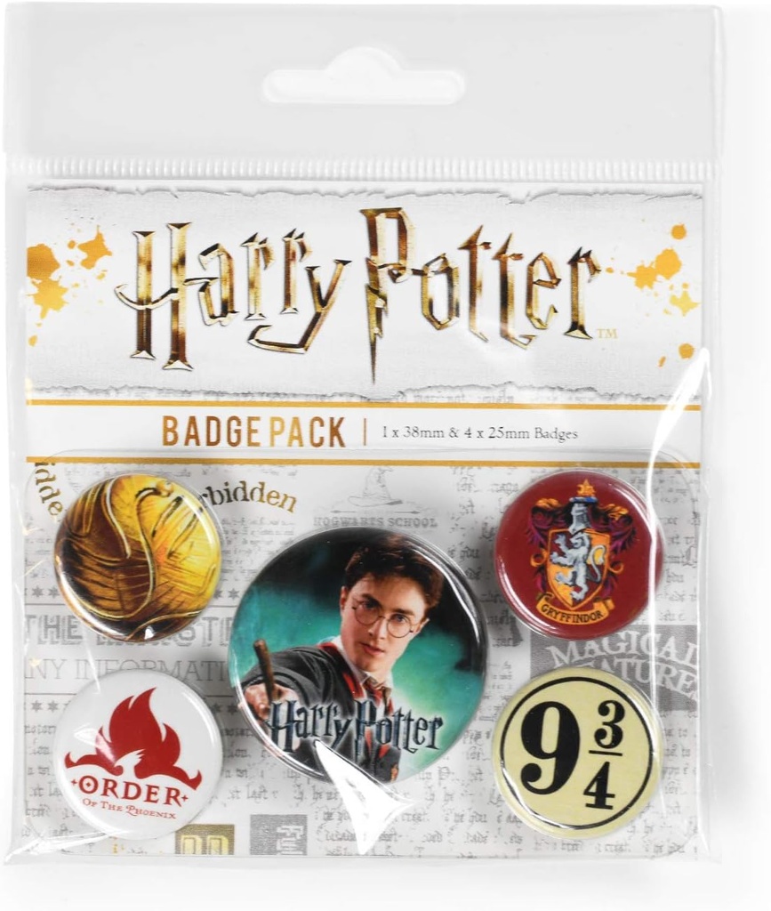 Harry Potter - Gryffindor (Badge Pack)