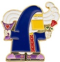 Mubarak Enamel Pin - Bakhoor