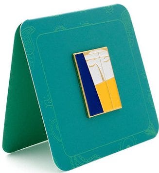 Mubarak Enamel Pin - Face