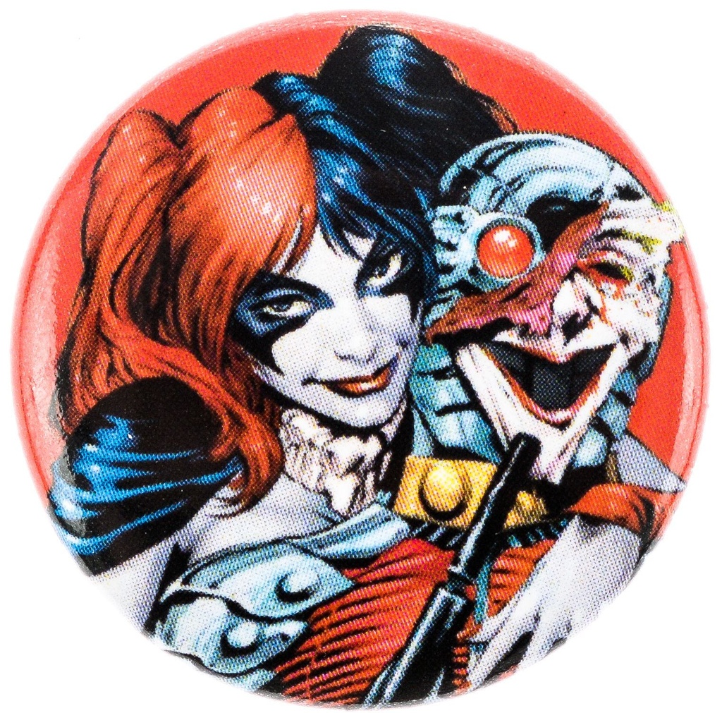 Harley Quinn - Red (Button Badge)