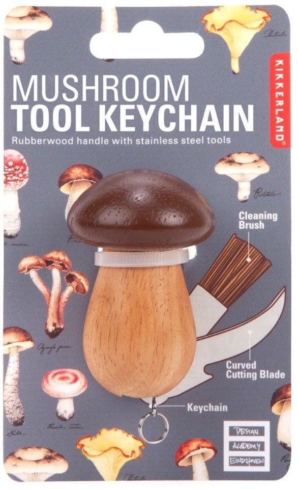 Mushroom Tool Keychain
