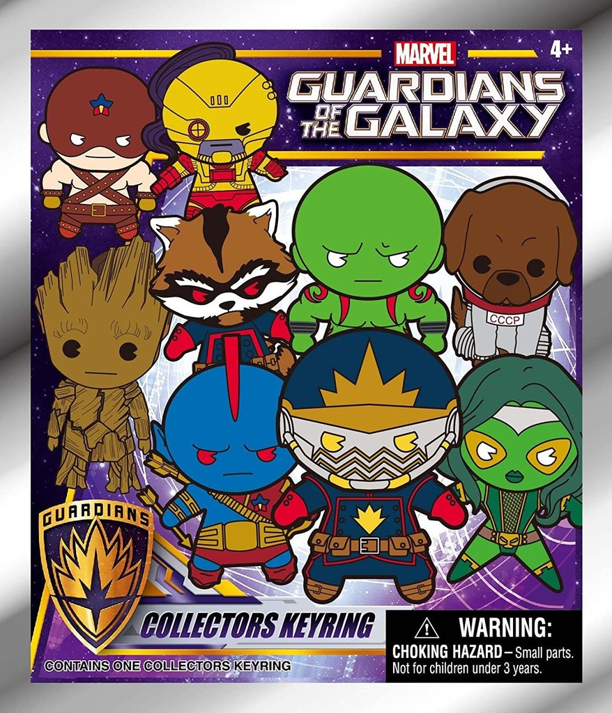 Marvel Guardians of The Galaxy 3D Foam Collectible Keyring