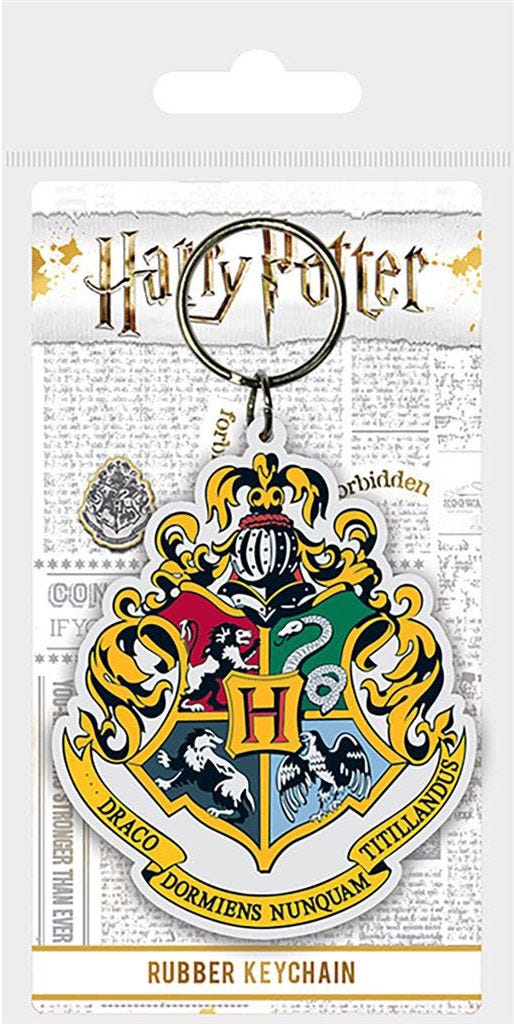 Harry Potter - Hogwarts Crest (Rubber Keychain)