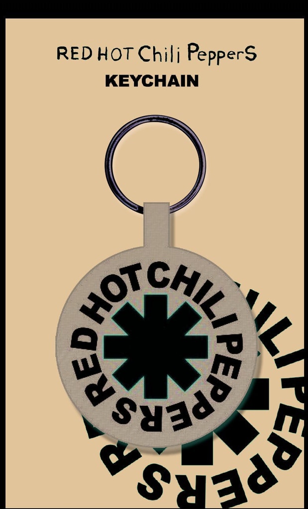Red Hot Chilli Peppers - Logo (Woven Keychain)