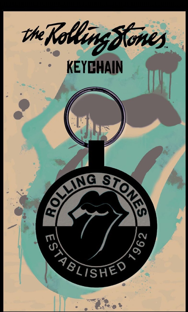THE ROLLING STONES - EST. 1962 (WOVEN KEYCHAIN)