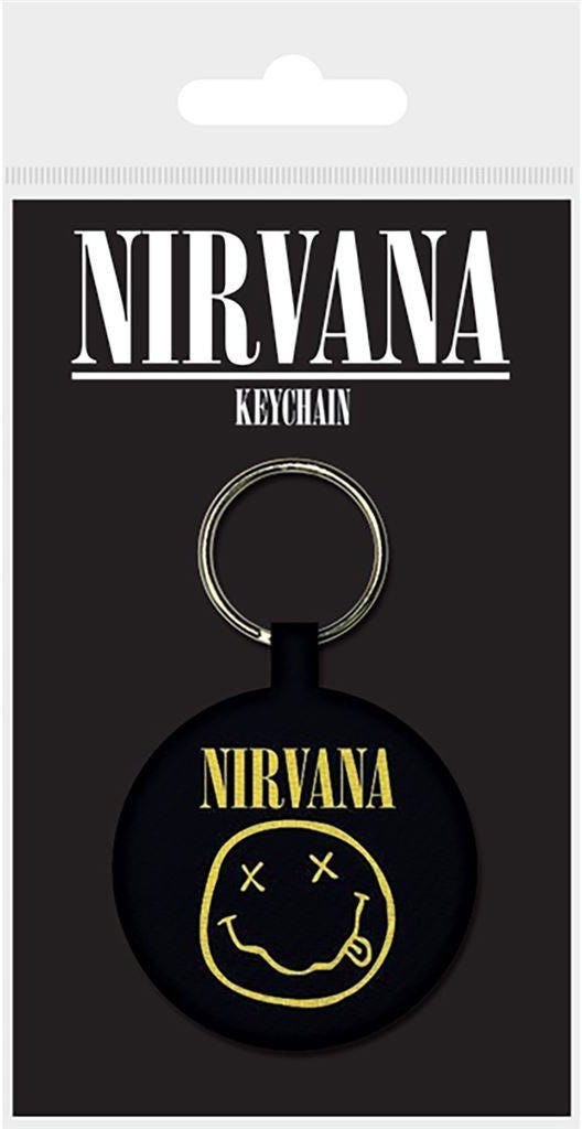 NIRVANA - SMILEY (WOVEN KEYCHAIN)