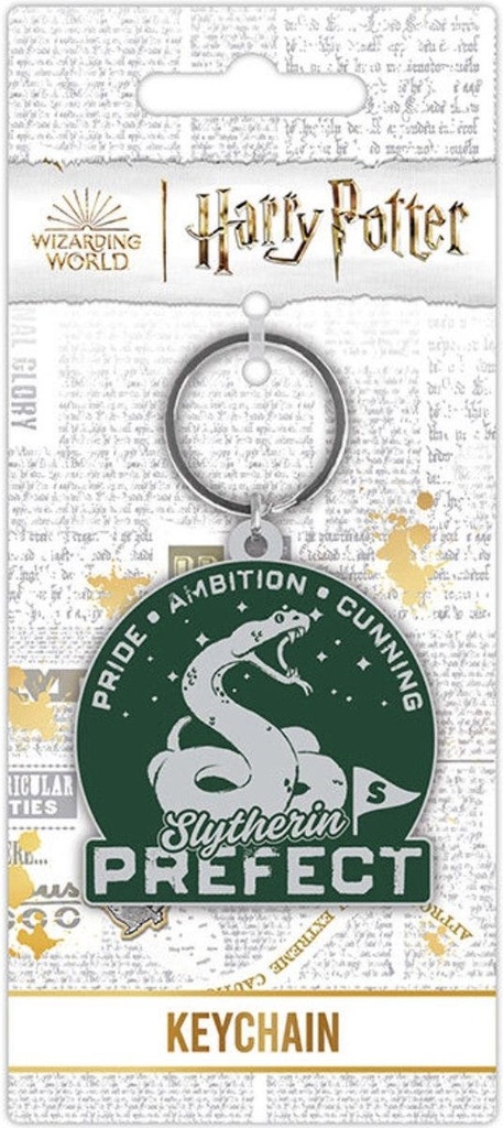 Harry Potter (Clubhouse- Slytherin) Rubber Keychain