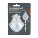 Whale Toothbrush Holder Gray/Blue