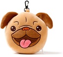 Relaxeazzz Mopps Pug Travel Pillow