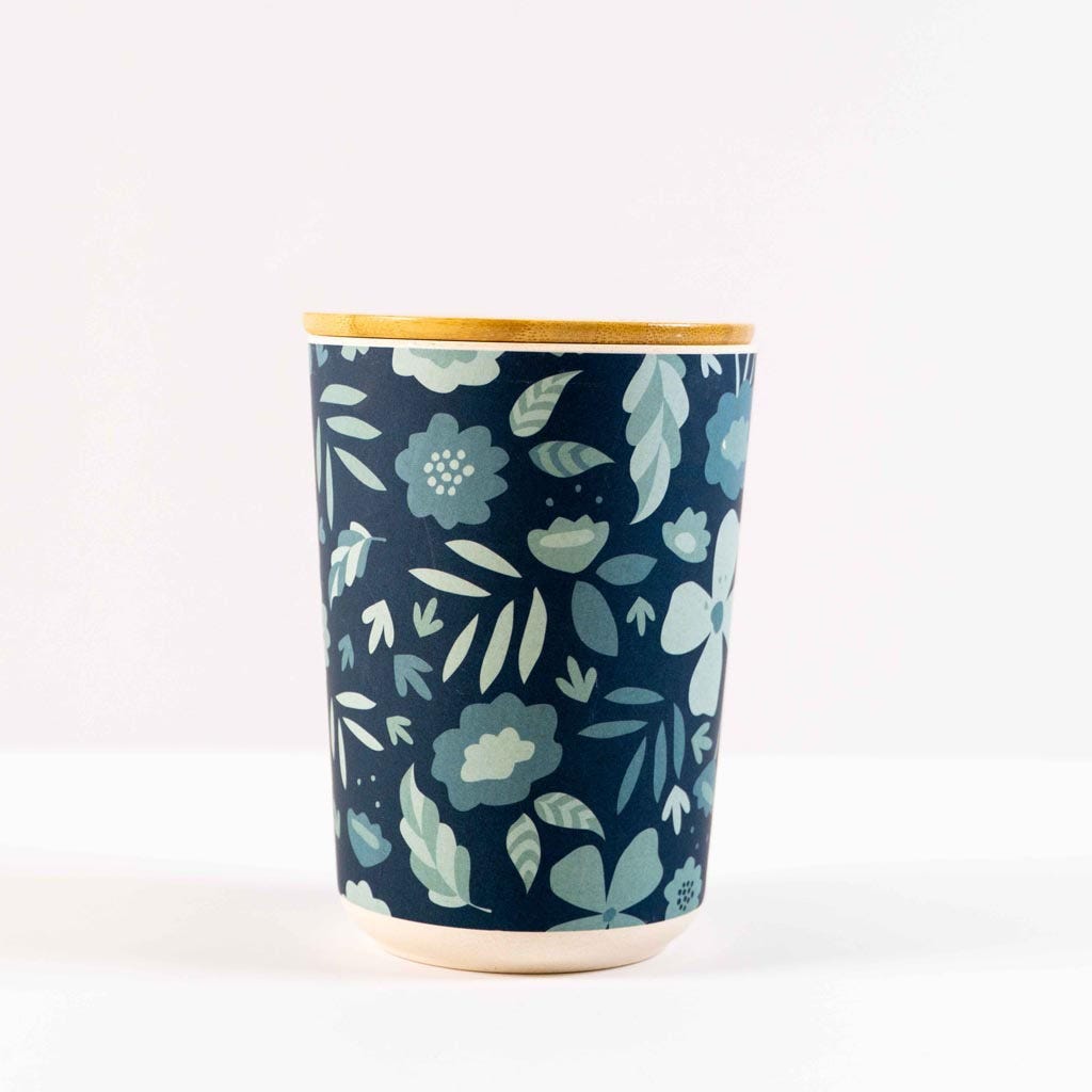 K Style Bamboo Canister Opulent - Blossom Sml