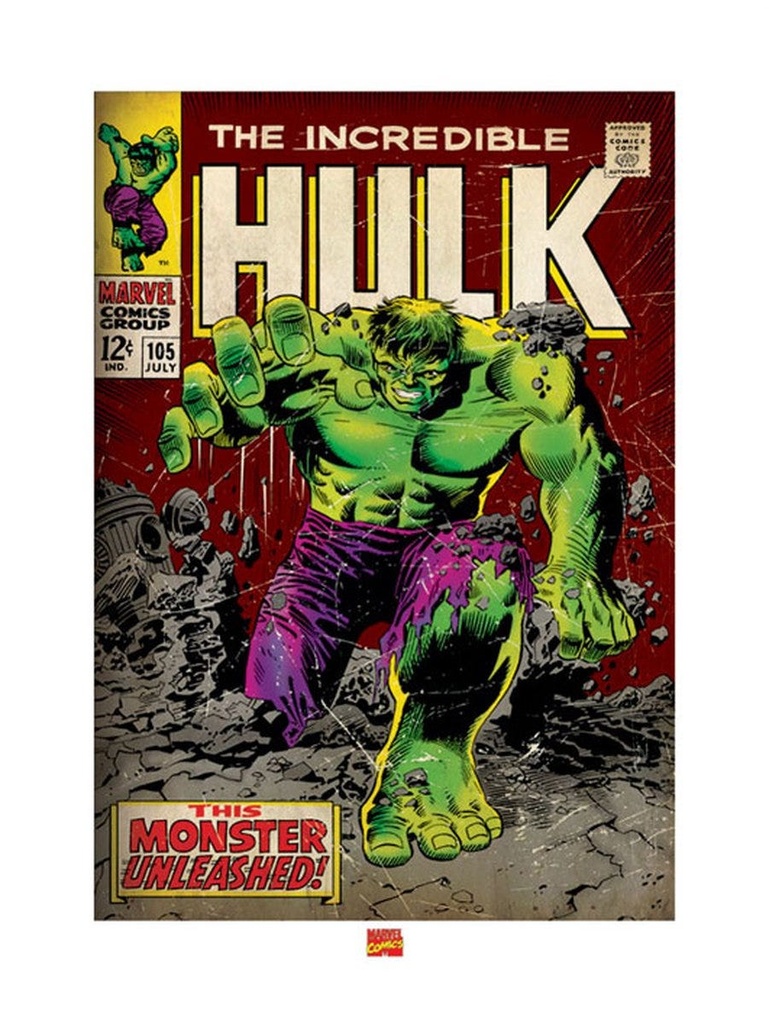 INCREDIBLE HULK - MONSTER UNLEASHED (ART PRINT)