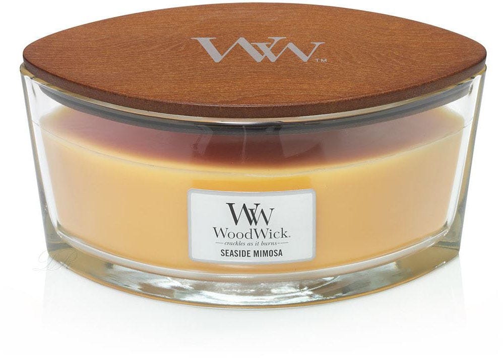 WoodWick Hearthwick Ellipse Seaside Mimosa Candle