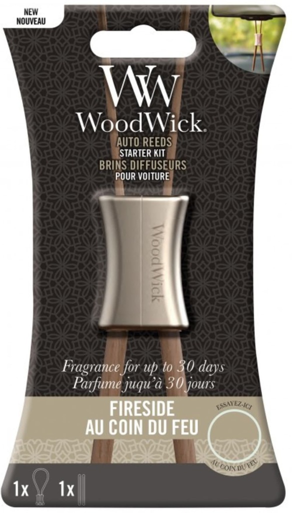 Woodwick Auto Reed Starter Kit Fire