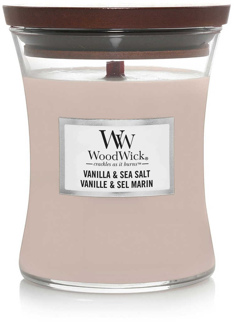 WoodWick Vanilla & Sea Salt Medium Hourglass