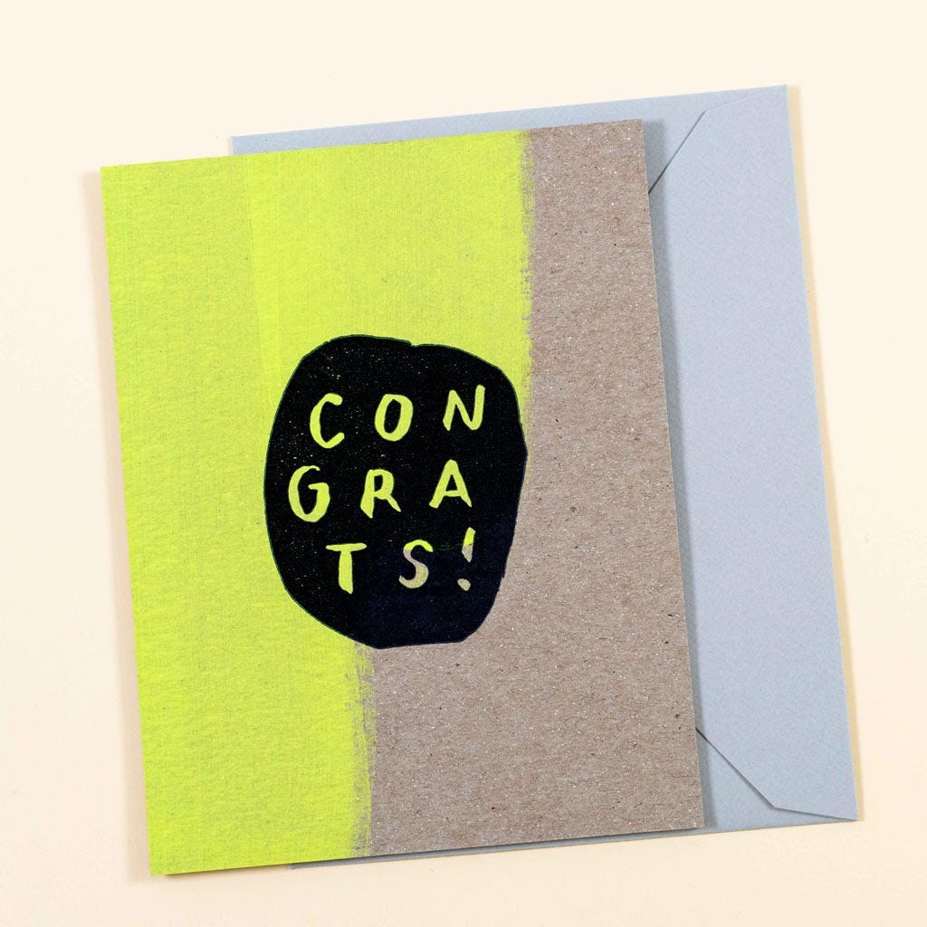 Congrats Greeting Card