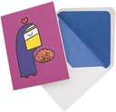 Mubarak Greeting Card - Purple