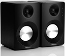 CROSLEY STEREO POWERED SPEAKERS - BLACK
